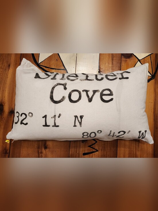 studio 773 Other - Shelter Cove HHI Canvas Vacation Location Pillow Hilton Head Island SC